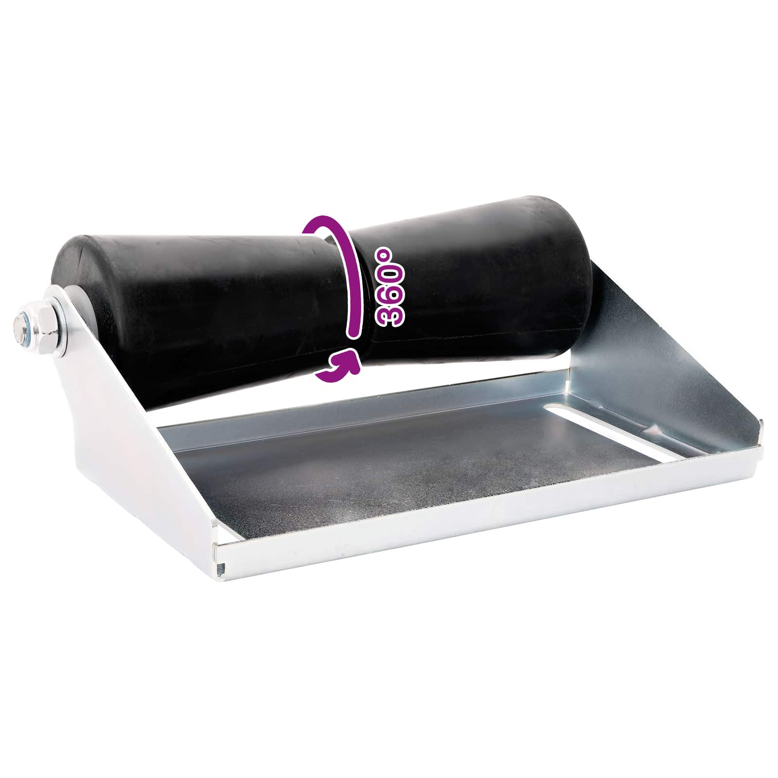 Boot Trailer Roller met Beugel 30,5 cm Gegalvaniseerd staal