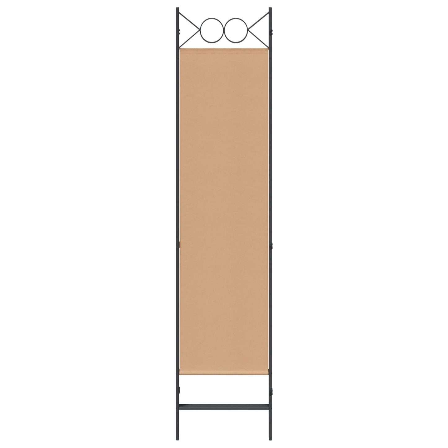 3-Panel Room Divider Beige 120 x 180 cm Stof