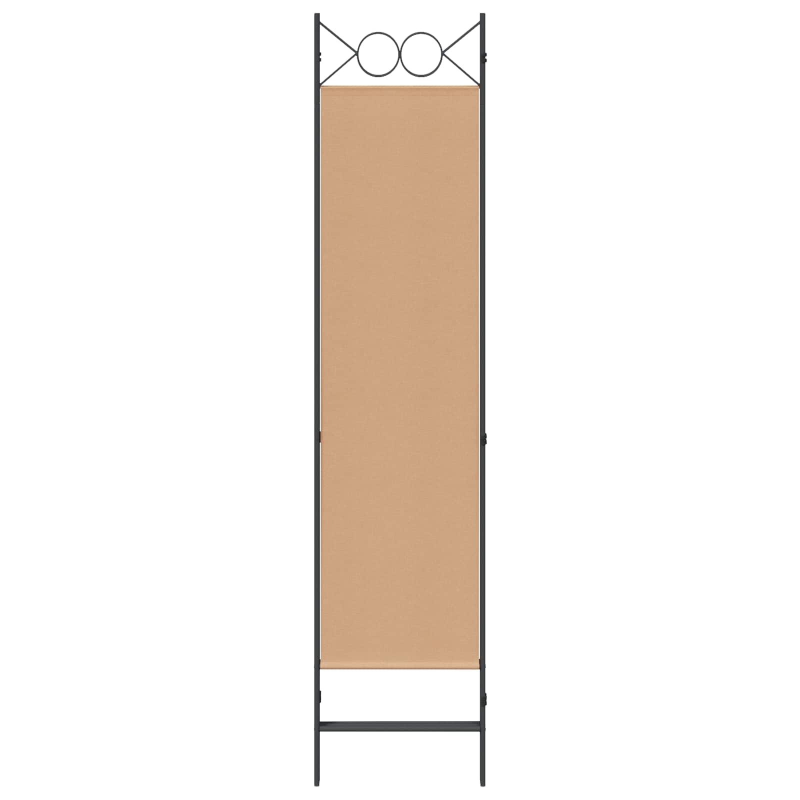 3-Panel Room Divider Beige 120 x 180 cm Stof
