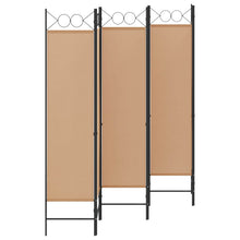 6-Panelen Kamerscherm Beige 240 x 180 cm Stof