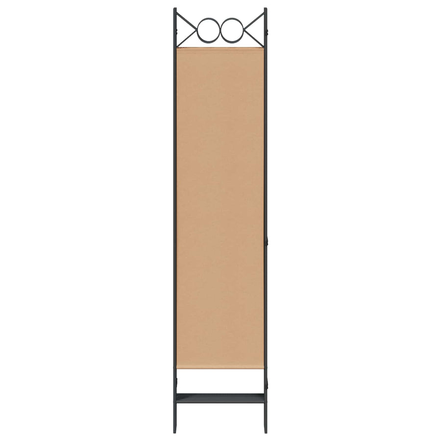 6-Panelen Kamerscherm Beige 240 x 180 cm Stof