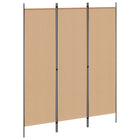 Room Divider Beige 150 x 180 cm Fabric