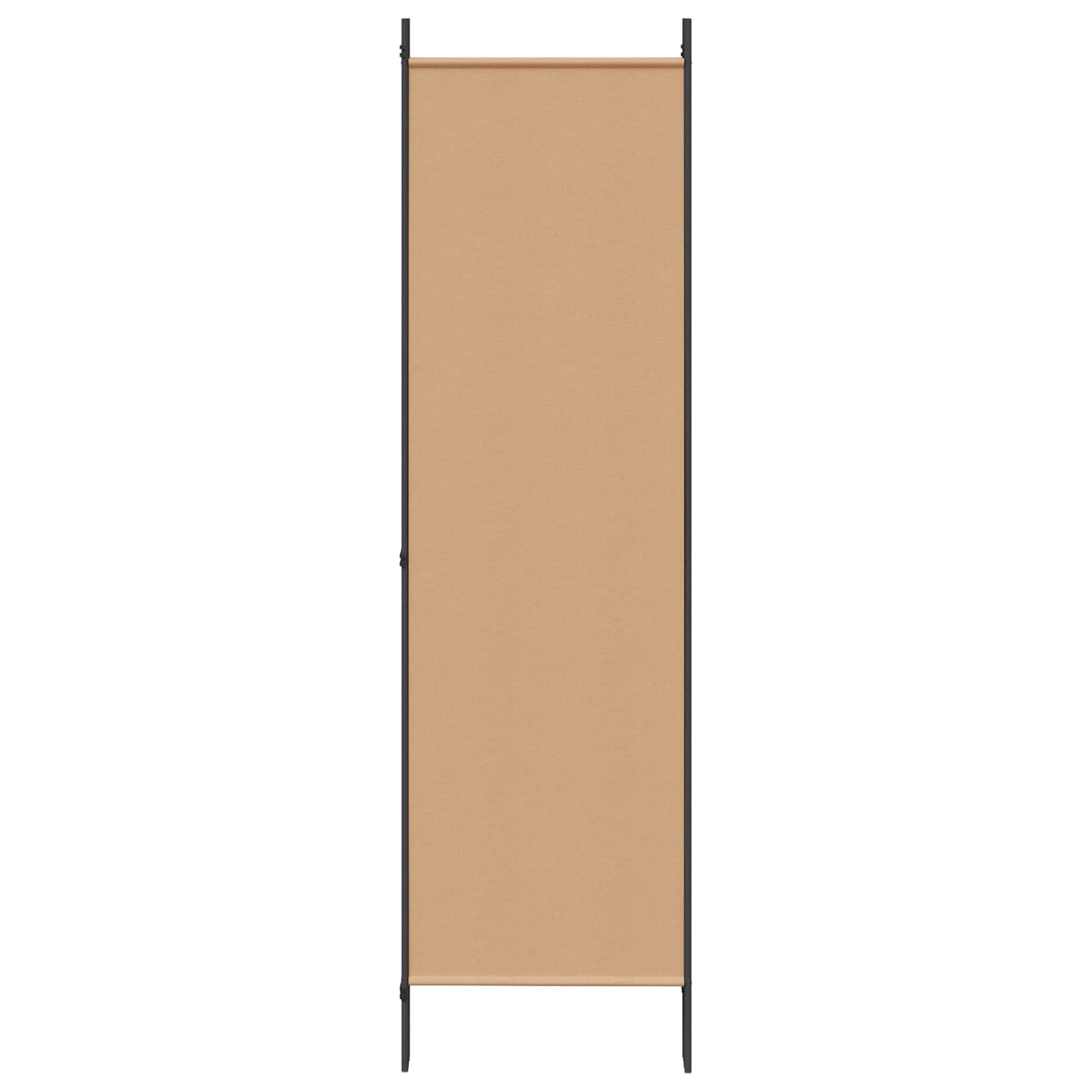 5-Panel Room Divider Beige 250 x 180 cm Stof