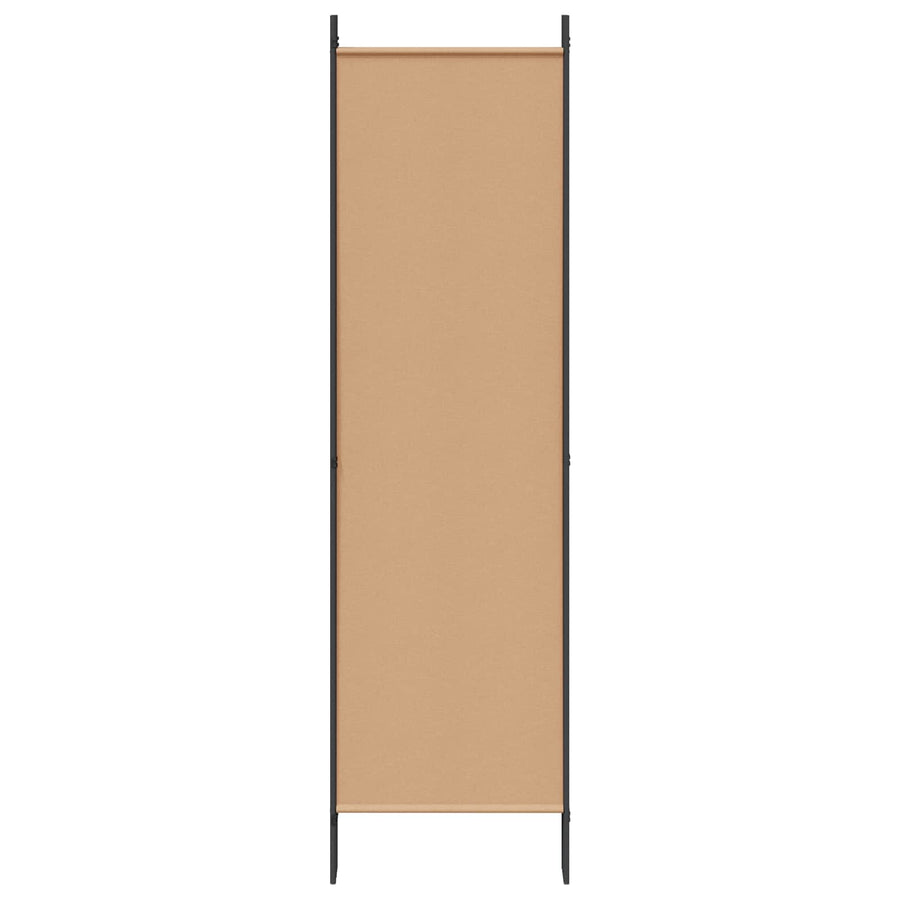 6-Panelen Kamerscherm Beige 300 x 180 cm Stof
