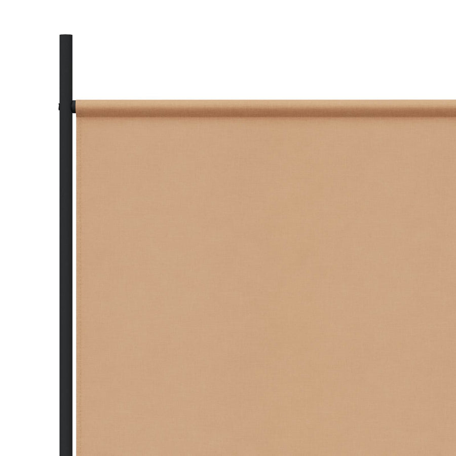 Enkele Paneel Kamerverdeler Beige 175 x 180 cm Stof
