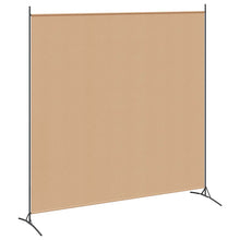 Enkele Paneel Kamerverdeler Beige 175 x 180 cm Stof