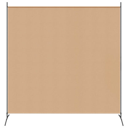 Enkele Paneel Kamerverdeler Beige 175 x 180 cm Stof
