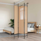 Kamerscherm 120x200 cm stof beige