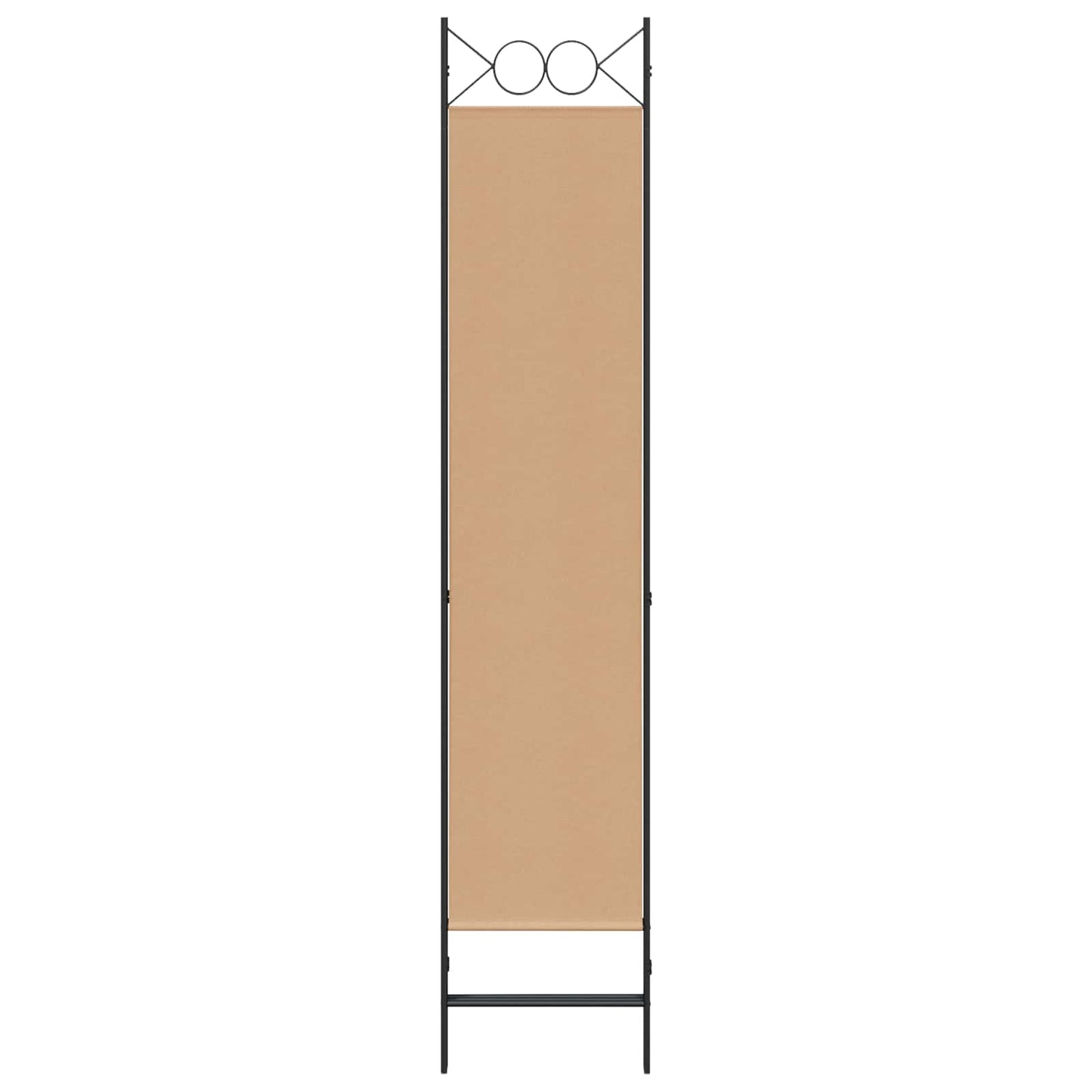3-Panel Room Divider Beige 120 x 200 cm Stof