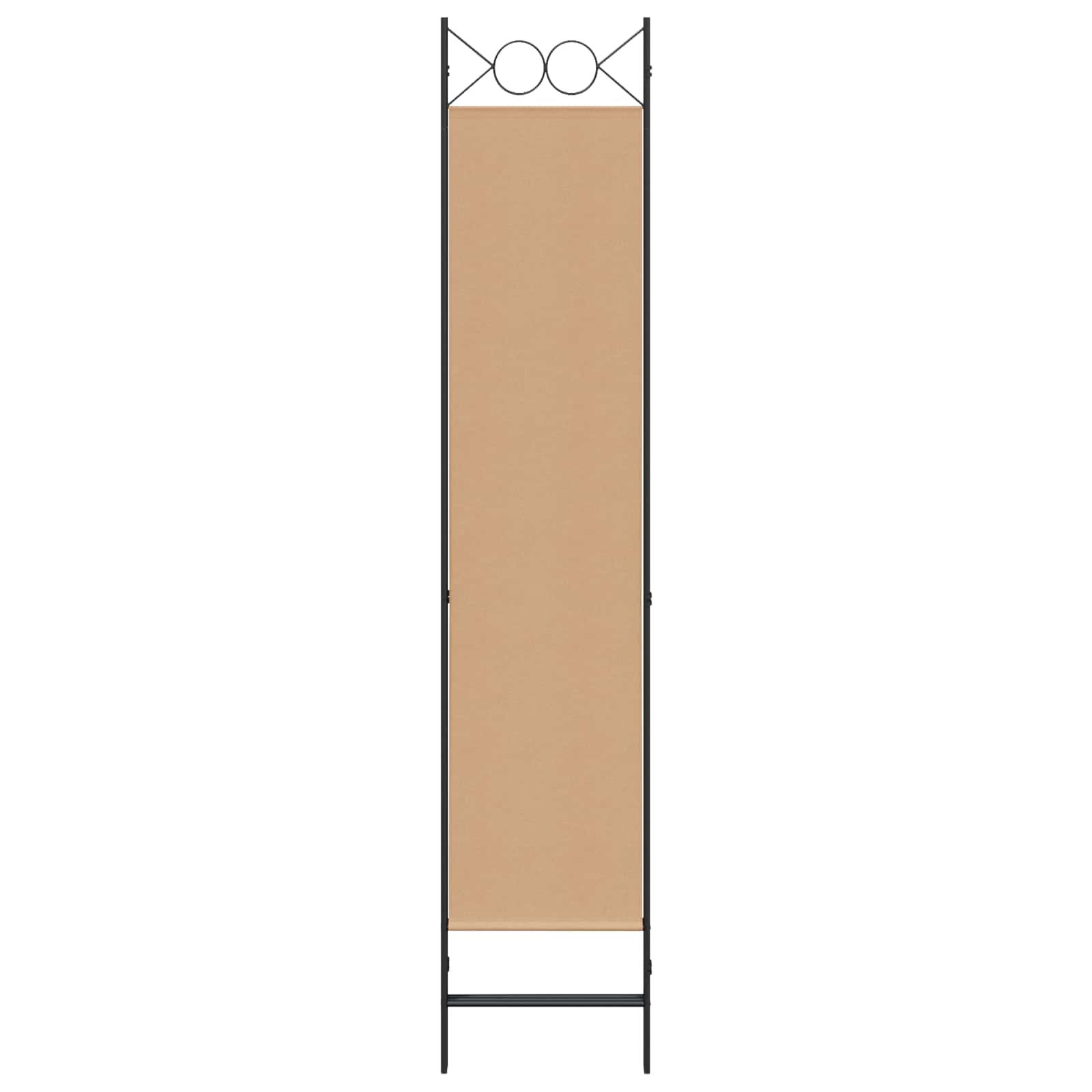 3-Panel Room Divider Beige 120 x 200 cm Stof