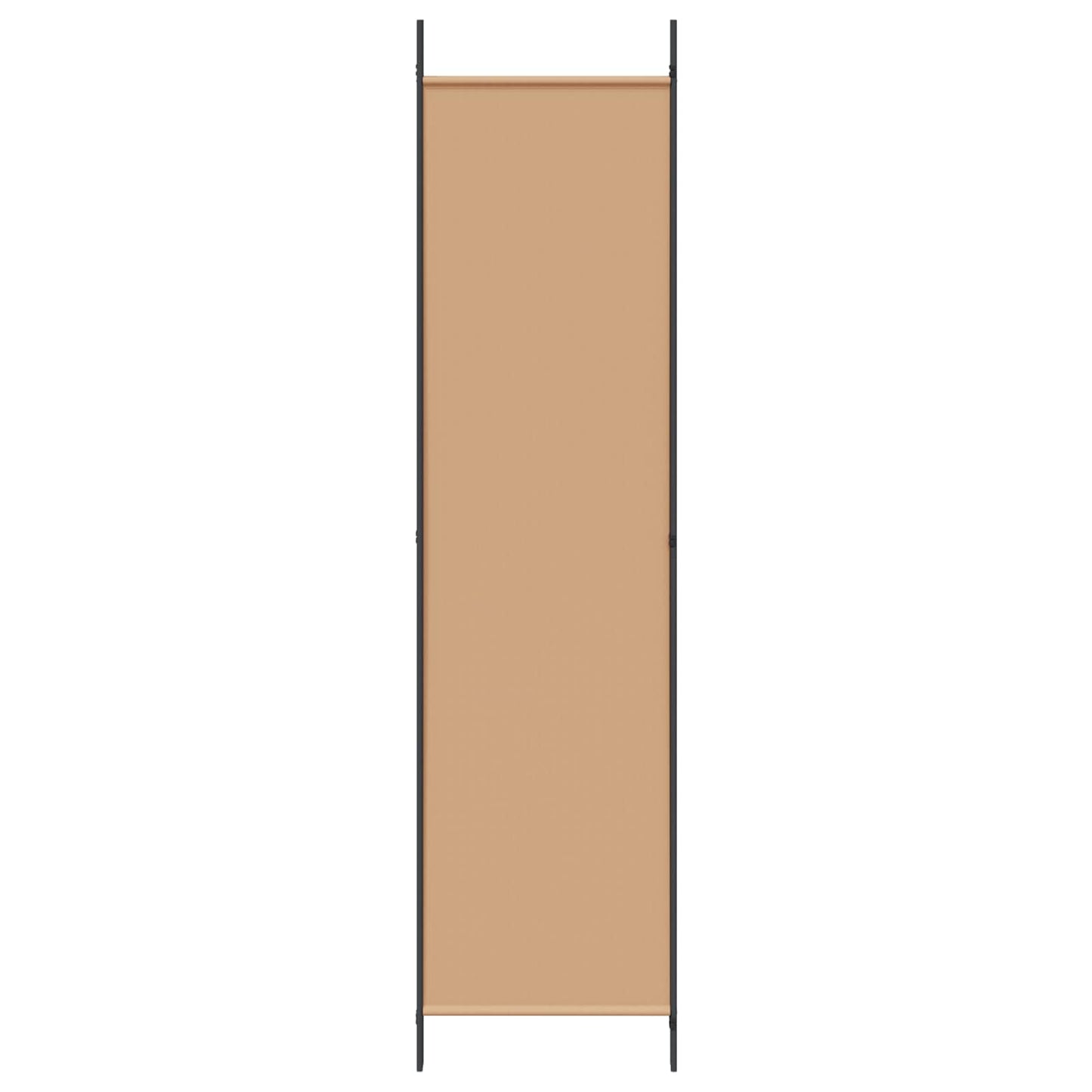3-Panel Room Divider Beige 150 x 200 cm Stof