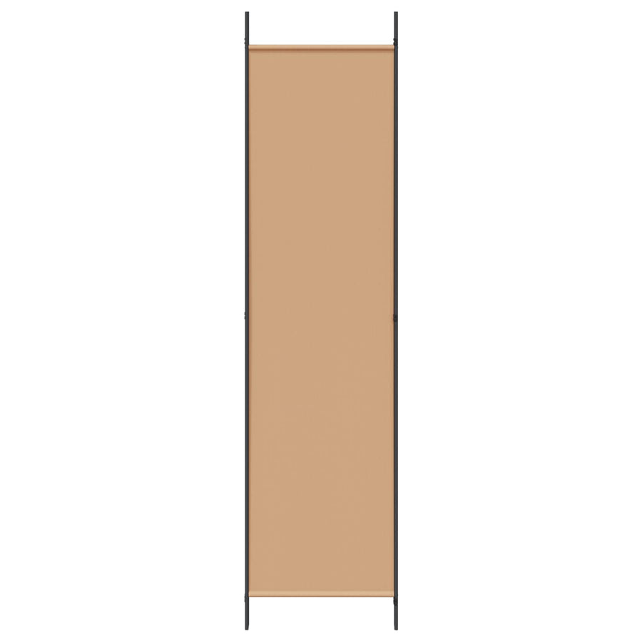 3-Panel Room Divider Beige 150 x 200 cm Stof