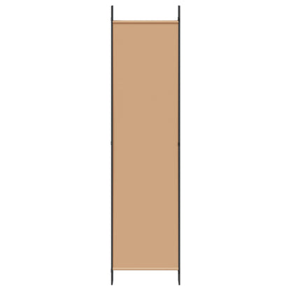 6-Panelen Kamerscherm Beige 300 x 200 cm Stof