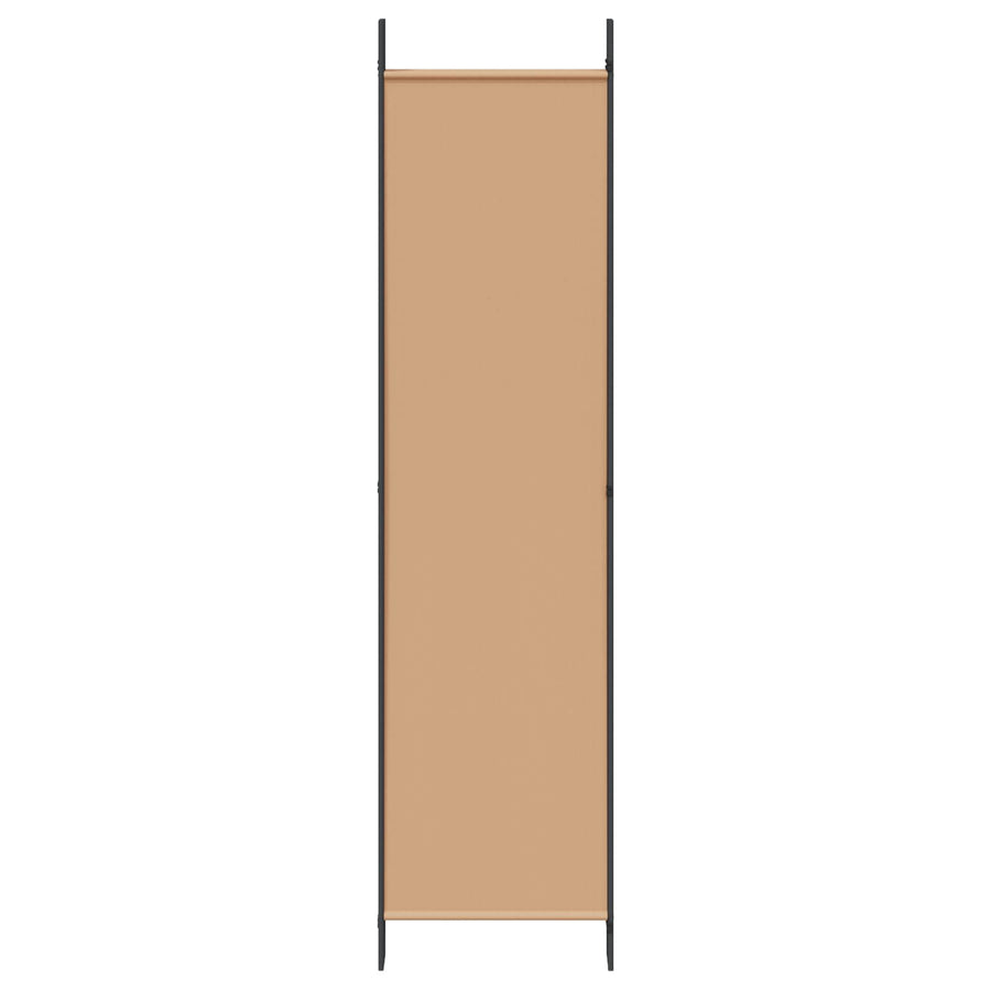 6-Panelen Kamerscherm Beige 300 x 200 cm Stof