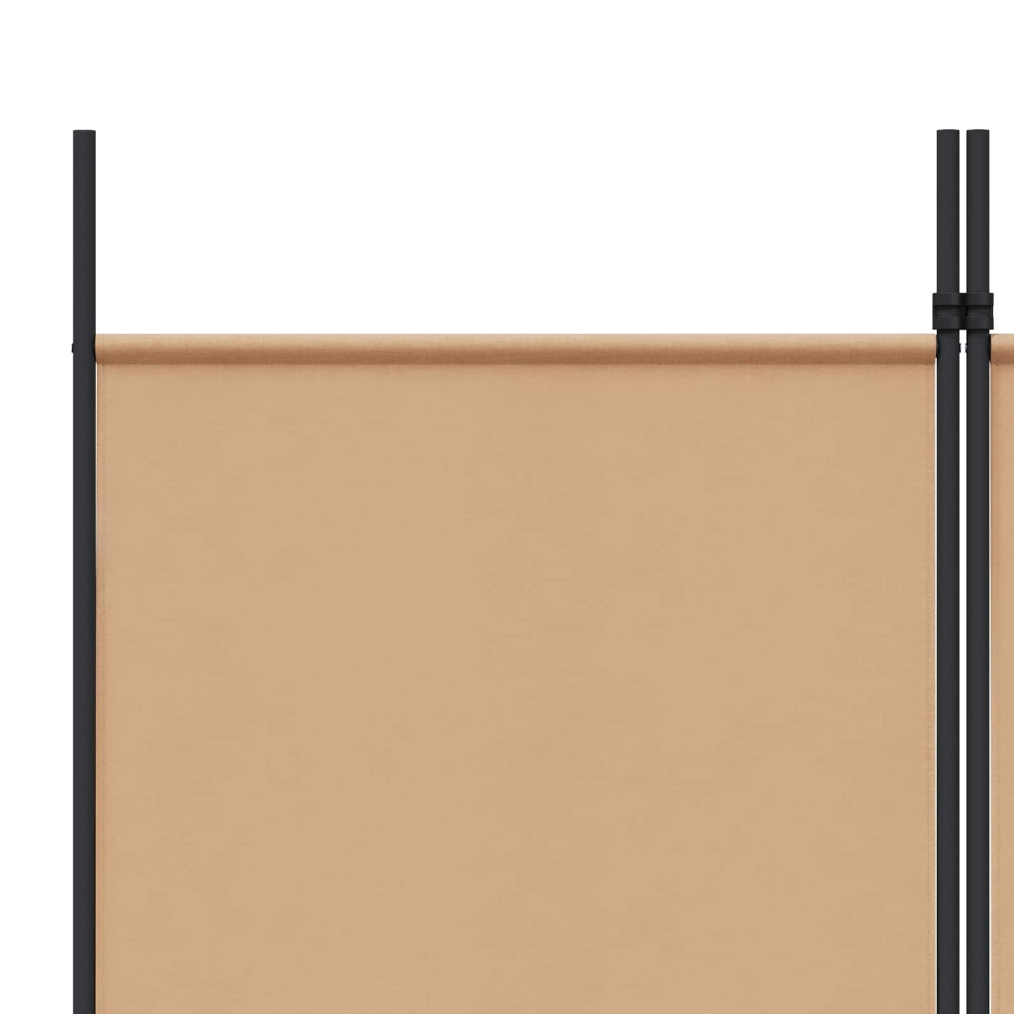 3-Panel Room Divider Beige 150 x 220 cm Stof