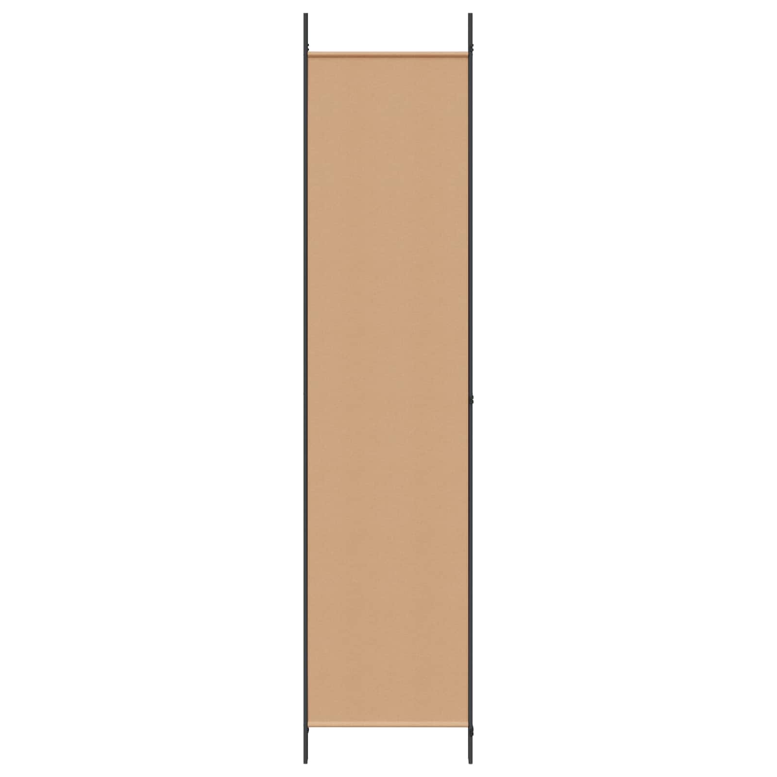 3-Panel Room Divider Beige 150 x 220 cm Stof