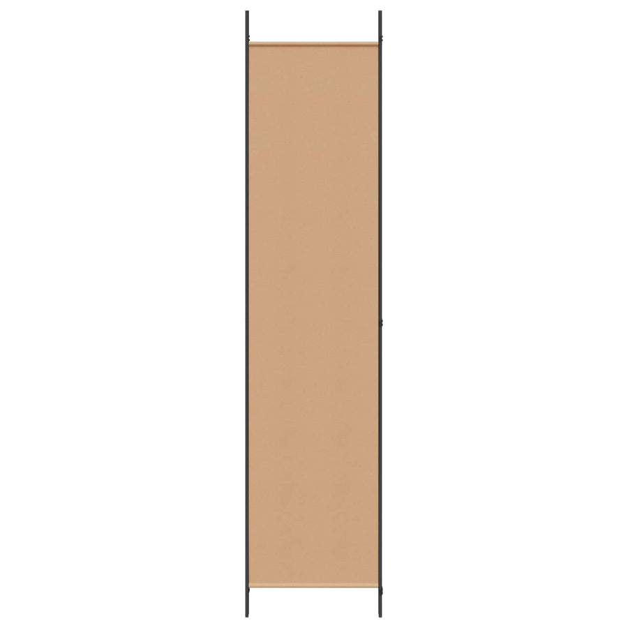 3-Panel Room Divider Beige 150 x 220 cm Stof