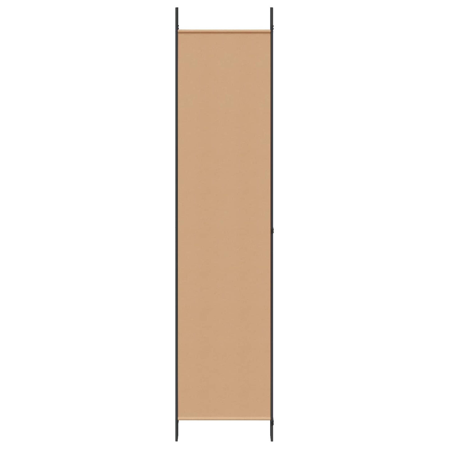 4-panelen roomdivider Beige 200 x 220 cm Stof