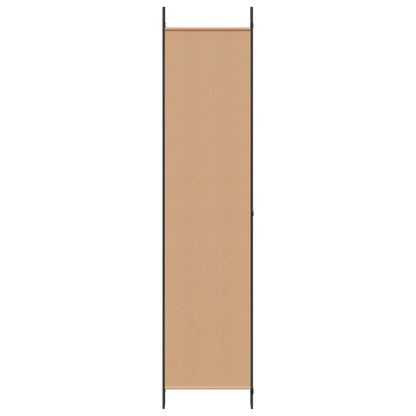 4-panelen roomdivider Beige 200 x 220 cm Stof