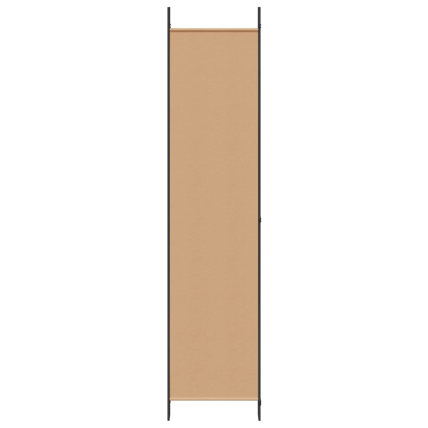 5-Panel Room Divider Beige 250 x 220 cm Stof