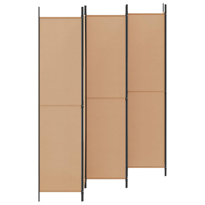 6-Panelen Kamerscherm Beige 300 x 220 cm Stof
