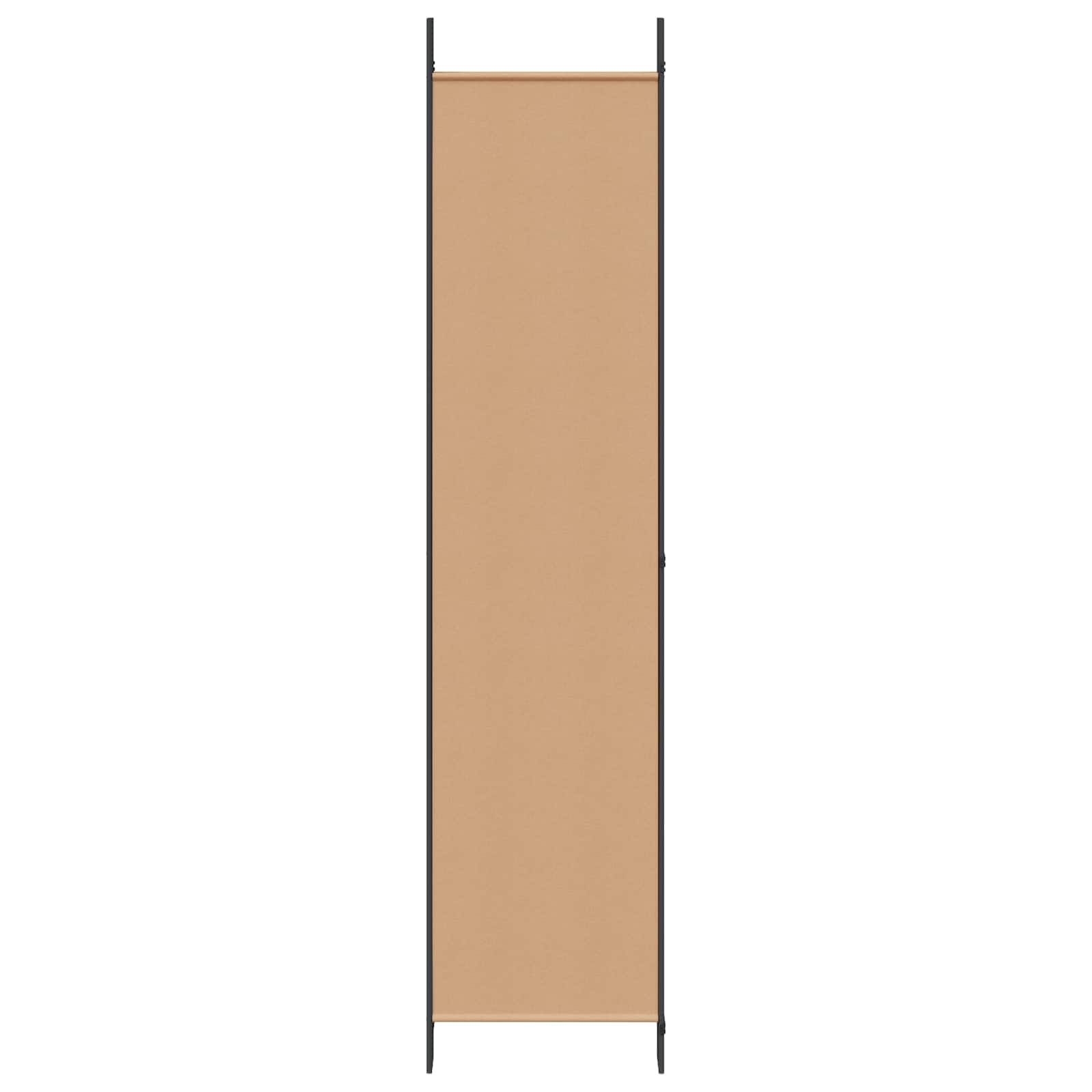 6-Panelen Kamerscherm Beige 300 x 220 cm Stof