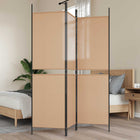 Kamerscherm 3-paneel 150x180 cm stof beige