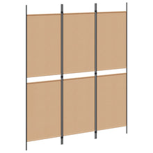 3-paneel kamerscherm Beige 150 x 180 cm Stof