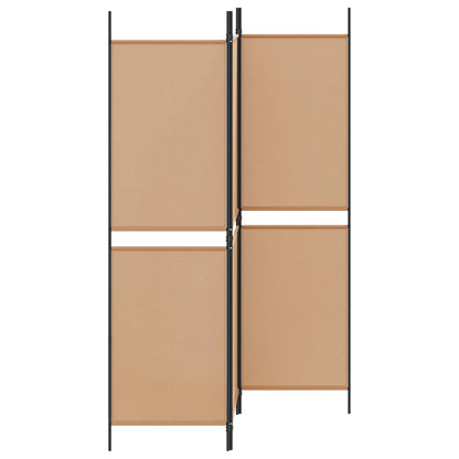 3-paneel kamerscherm Beige 150 x 180 cm Stof