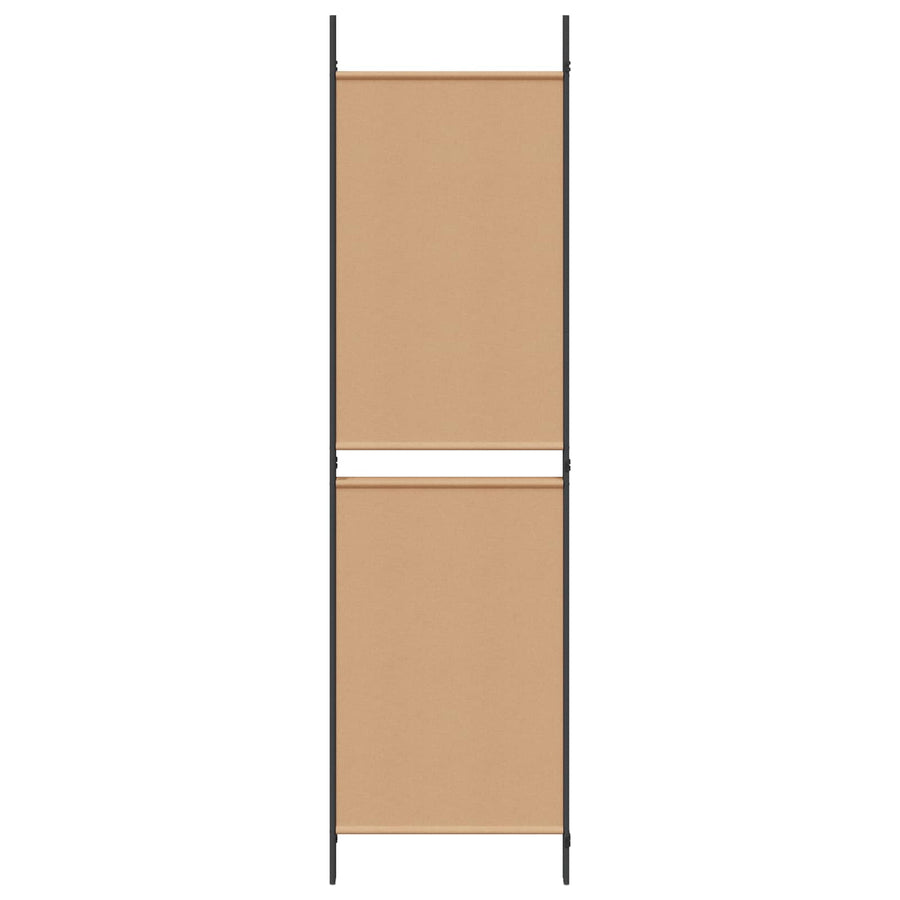 3-paneel kamerscherm Beige 150 x 180 cm Stof
