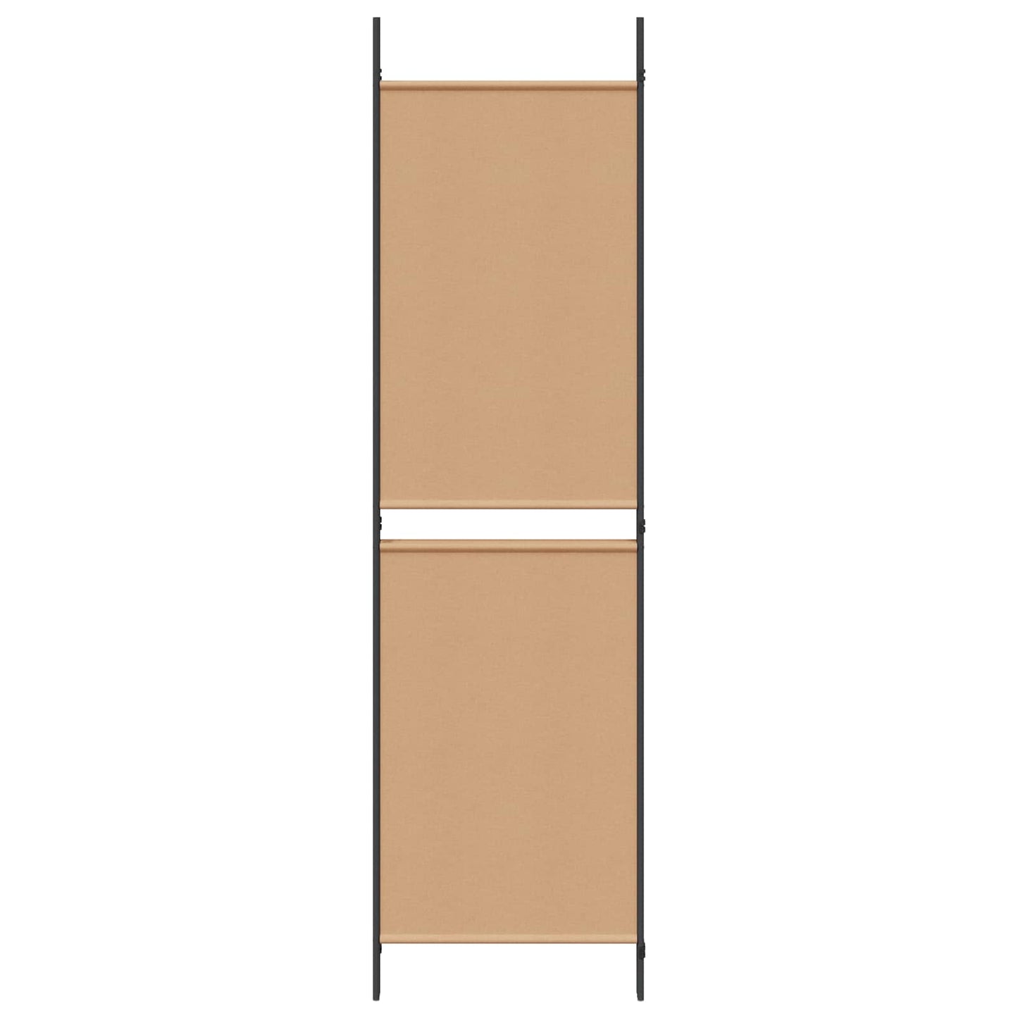 3-Panel Room Divider Beige 150 x 200 cm Stof