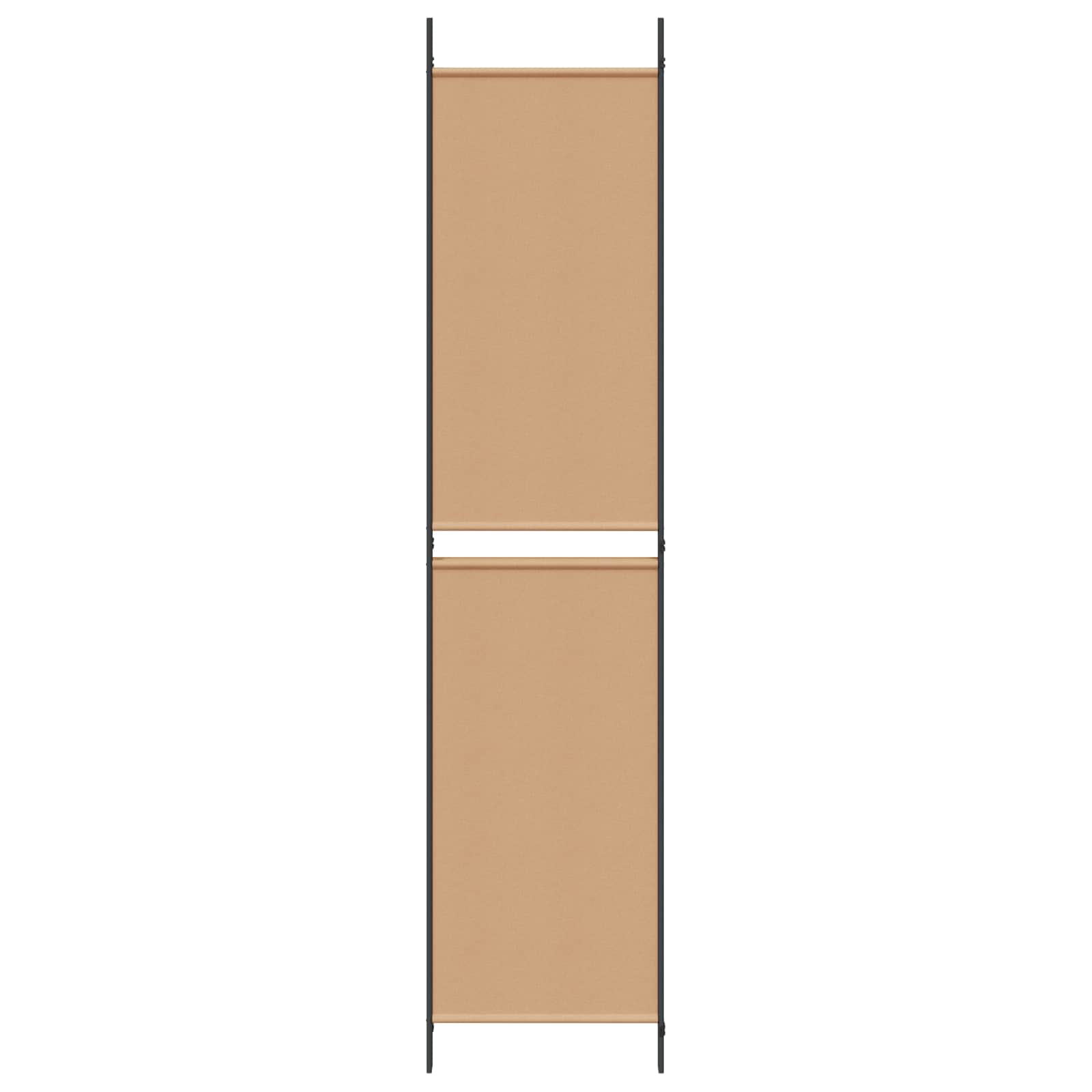 3-Panel Room Divider Beige 150 x 220 cm Stof