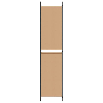 3-Panel Room Divider Beige 150 x 220 cm Stof