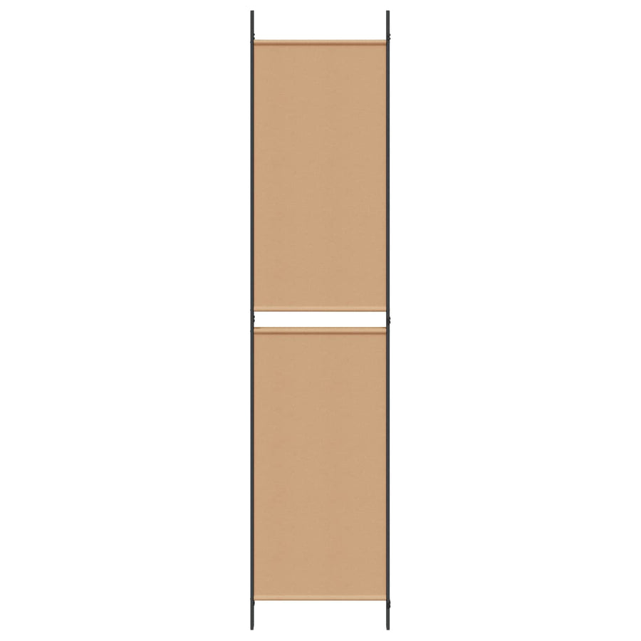 3-Panel Room Divider Beige 150 x 220 cm Stof