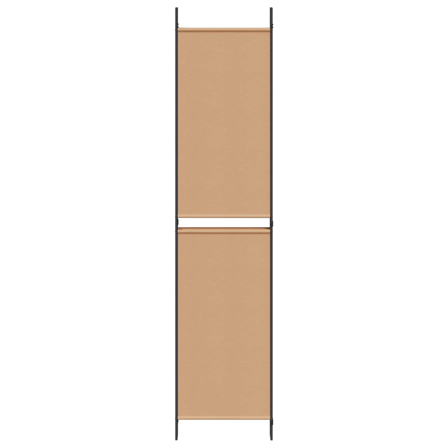 5-Panel Room Divider Beige 250 x 220 cm Stof
