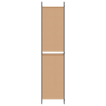 6-Panelen Kamerscherm Beige 300 x 220 cm Stof