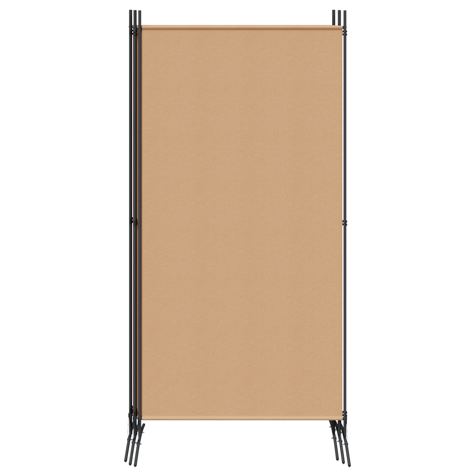 5-Panel Room Divider Beige 433 x 180 cm Stof