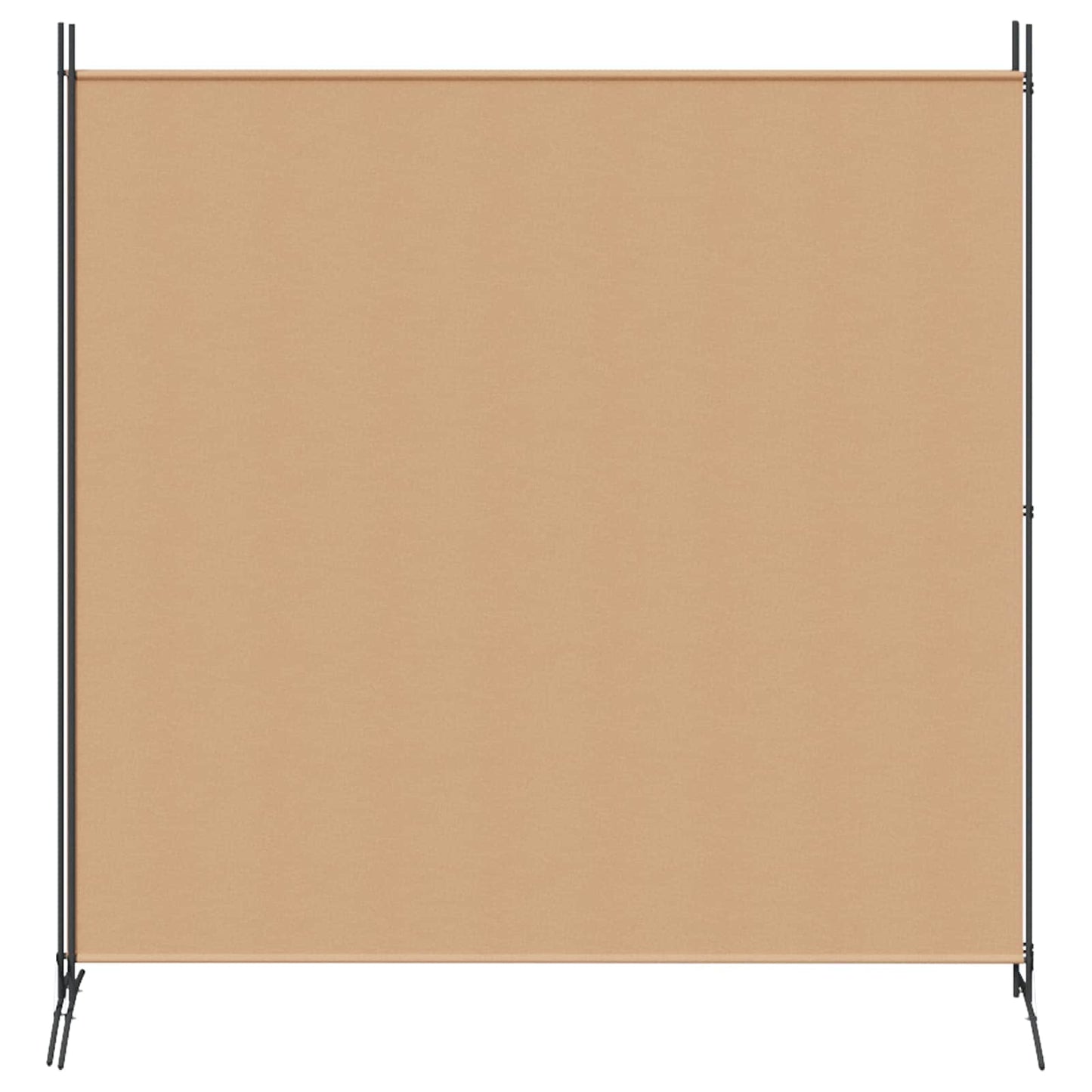2-Panelen Kamerscherm Beige 348 x 180 cm Stof