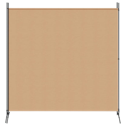 2-Panelen Kamerscherm Beige 348 x 180 cm Stof
