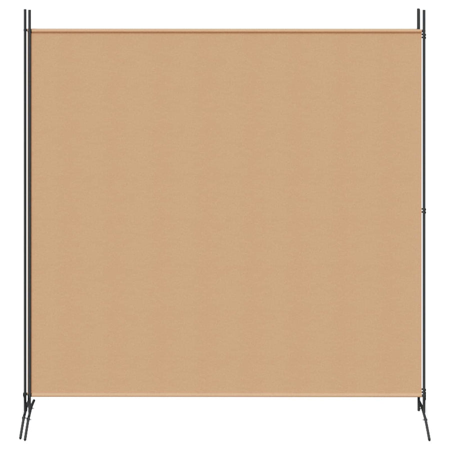 2-Panelen Kamerscherm Beige 348 x 180 cm Stof