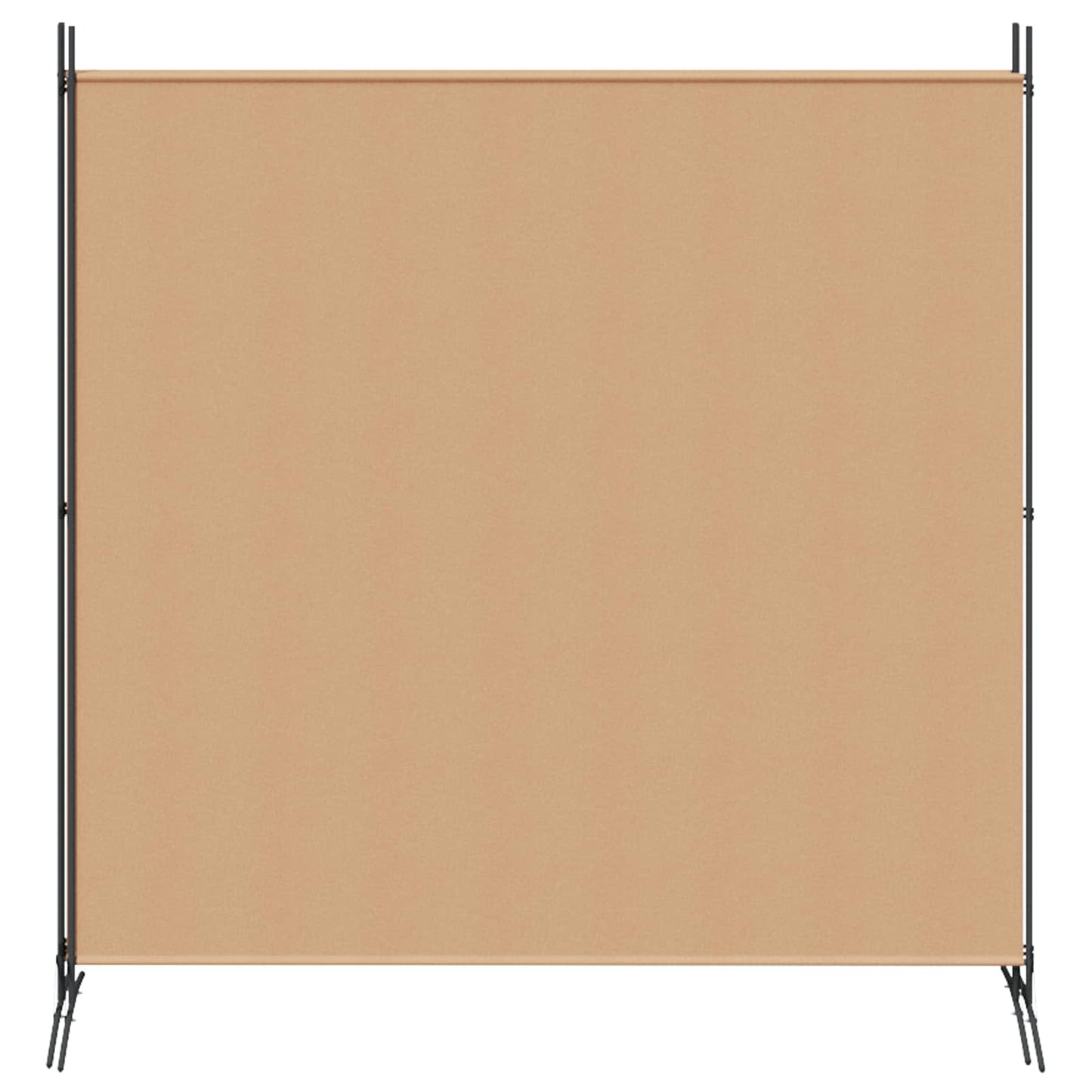 4-panelen roomdivider Beige 525 x 180 cm Stof