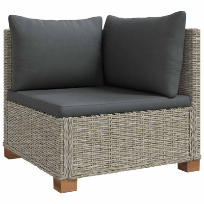 6 st Rieten Loungeset met Kussens GENDT Natuurlijk rattan