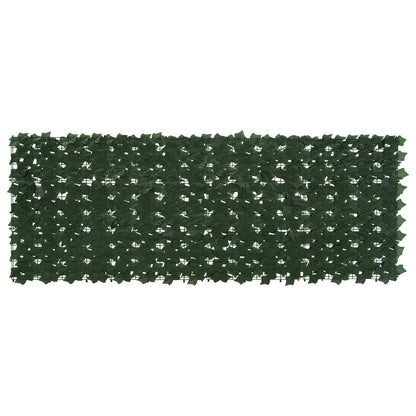 Balkonscherm met bladeren Donkergroen 200 x 75 cm