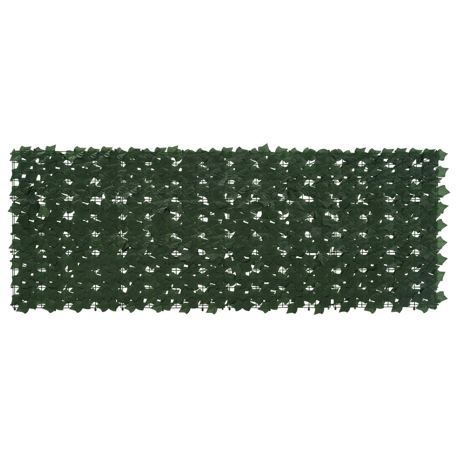 Balkonscherm met bladeren Donkergroen 200 x 75 cm