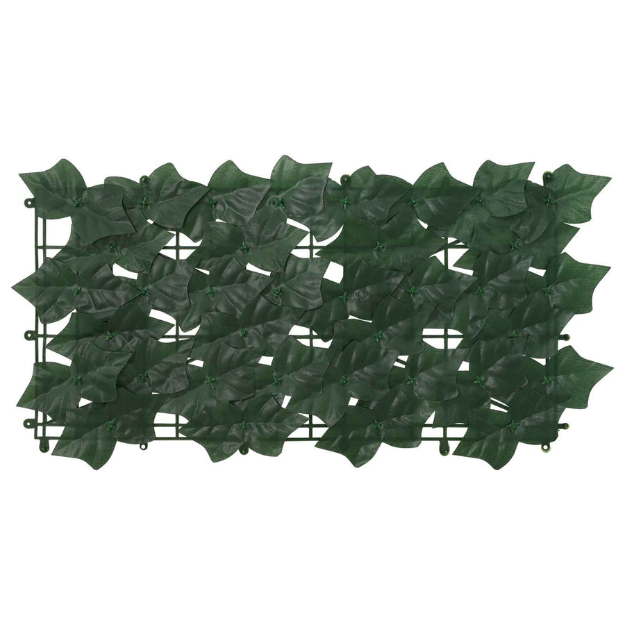 Balkonscherm met bladeren Donkergroen 200 x 75 cm