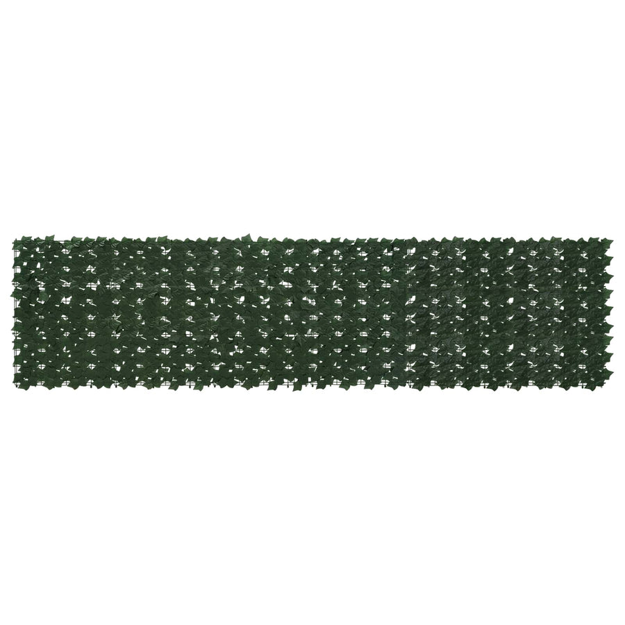 Balkonscherm met bladeren Donkergroen 300 x 75 cm