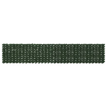 Balkonscherm met bladeren Donkergroen 400 x 75 cm