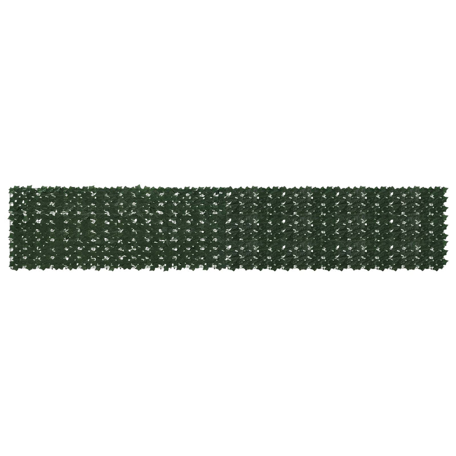 Balkonscherm met bladeren Donkergroen 400 x 75 cm