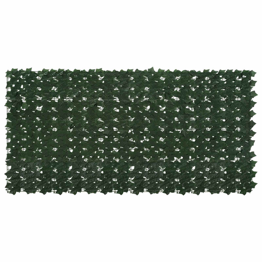 Balkonscherm met bladeren Donkergroen 200 x 100 cm