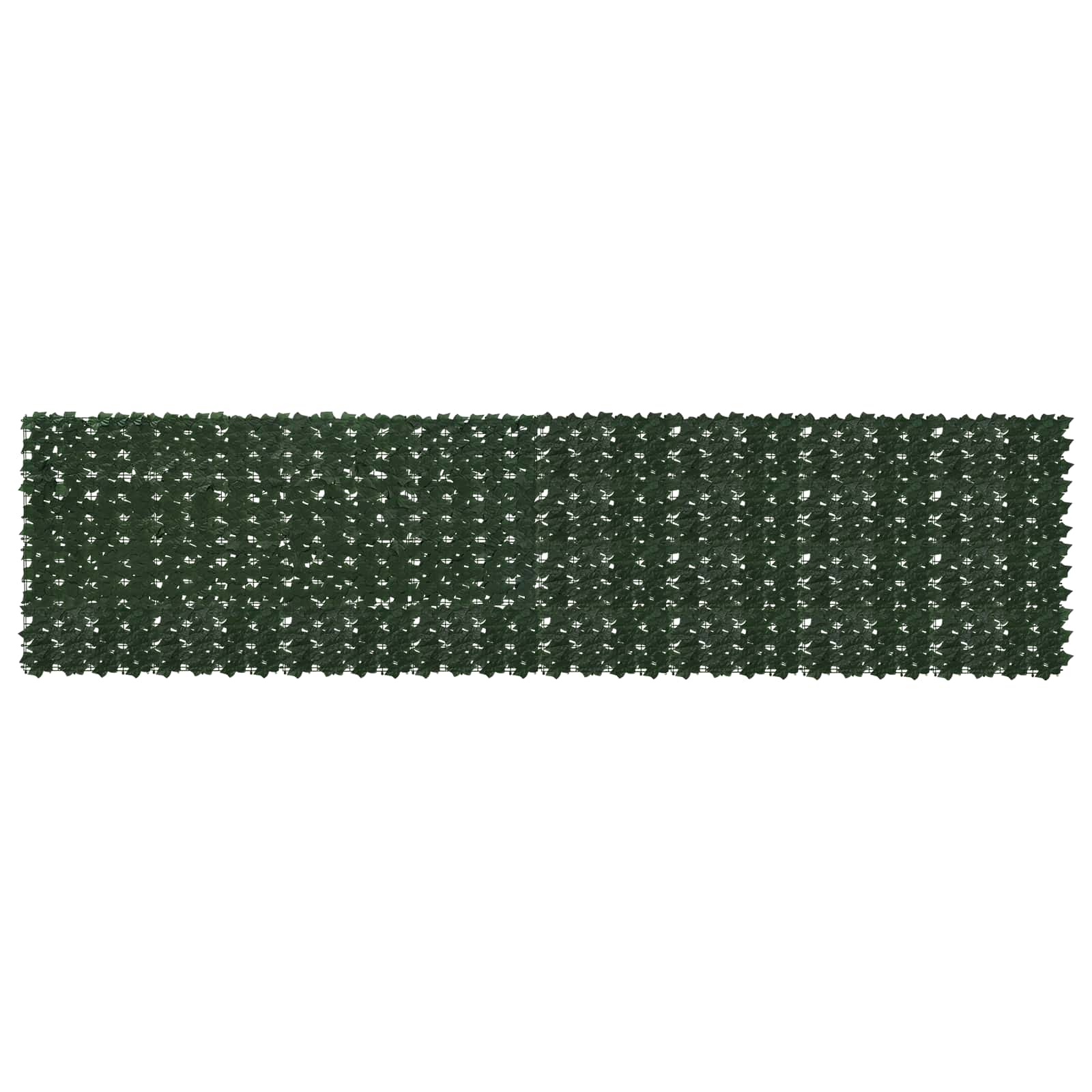 Balkonscherm met bladeren Donkergroen 400 x 100 cm